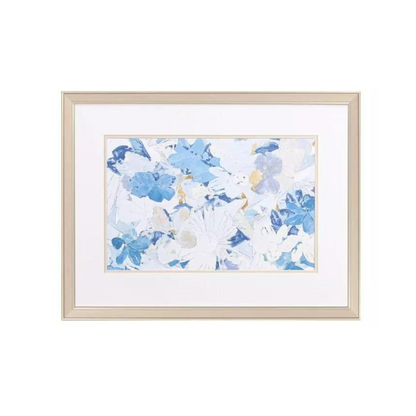 Blue Cluster Blooms Prints