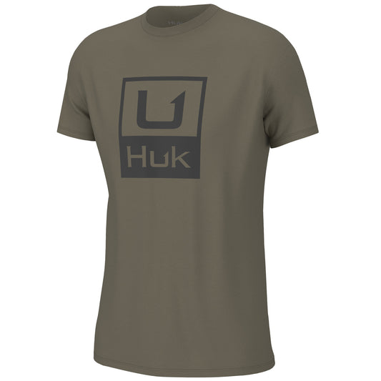 HUK HUK Youth Huk'D Up Logo Tee in Overland Trek