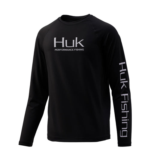HUK HUK Youth Pursuit Long Sleeve in Black