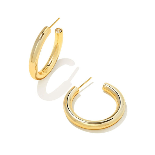 Kendra Scott Gold Metal Hoop Colette  Earring