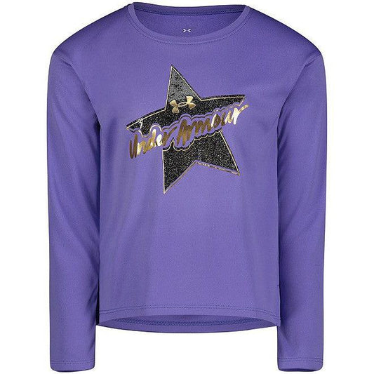 UA Girls Luxe Star LS Tee, Toddler