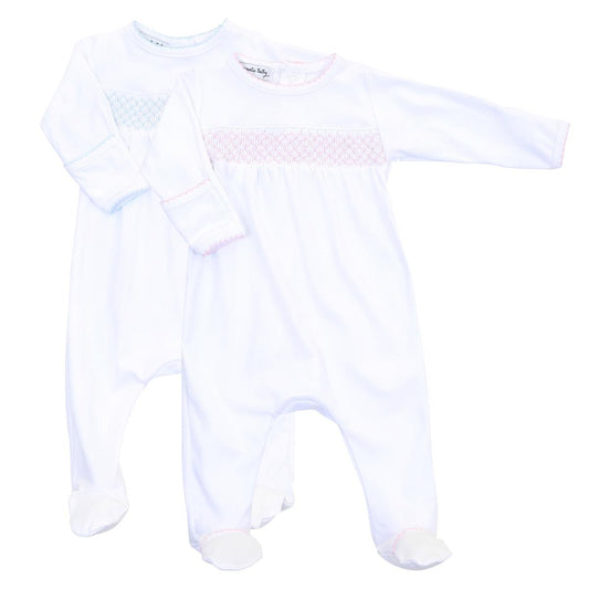 MB Essentials Smocked Footie