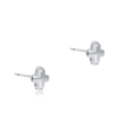 signature cross small stud, sterling