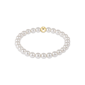 classic pearl 6mm bead bracelet