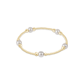 purpose pearl 6mm bead bracelet gold