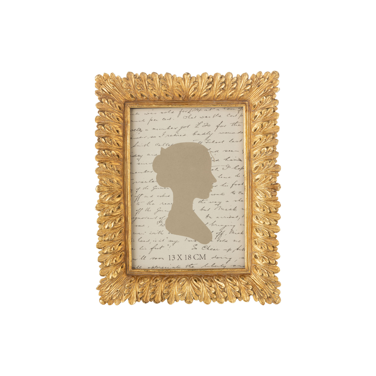 Gold Leaf Pattern Frame, 4x6 | Bridal Shower Lieza Klein & Dylan Robbins