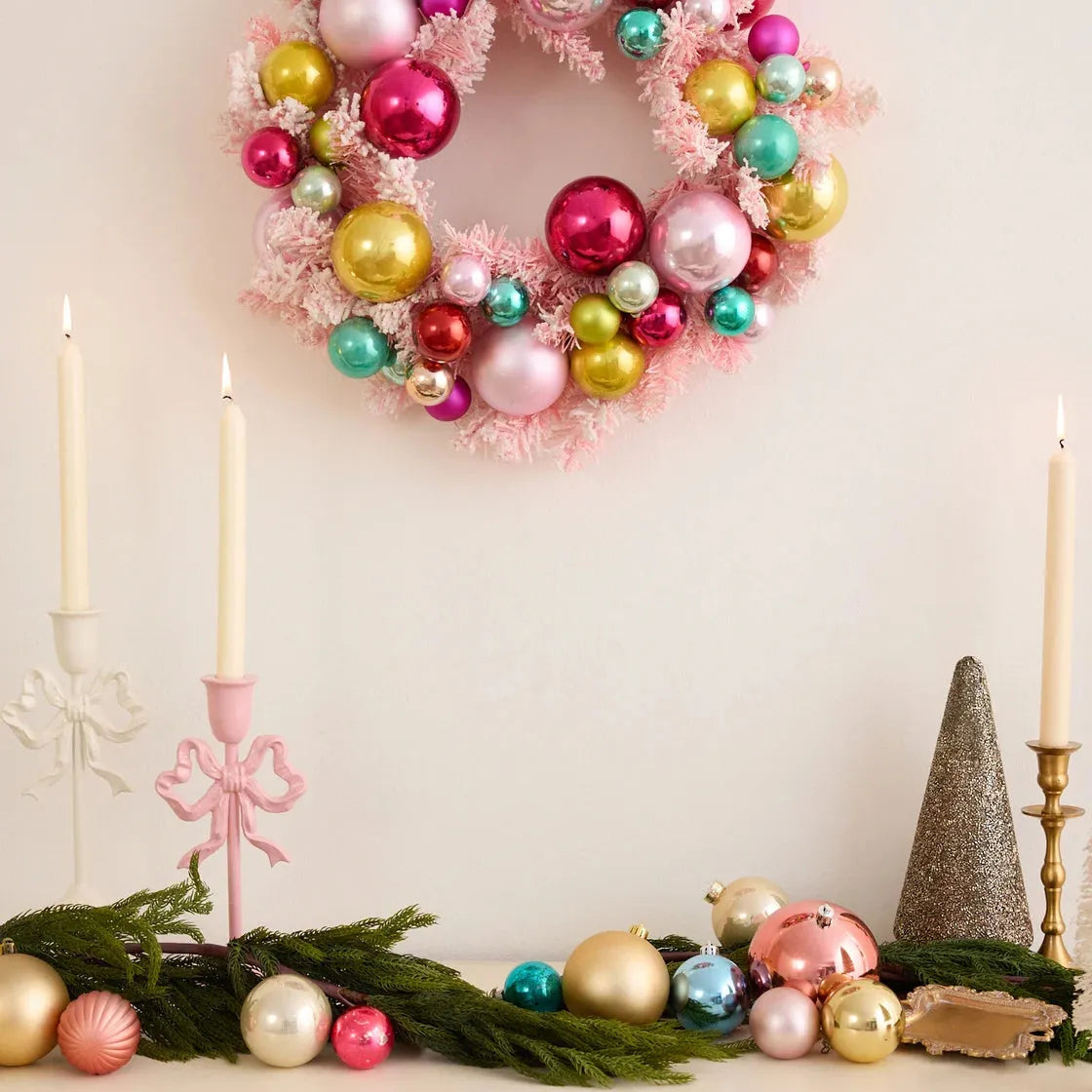 Cast Iron Bow Taper Holder, 2 Colors