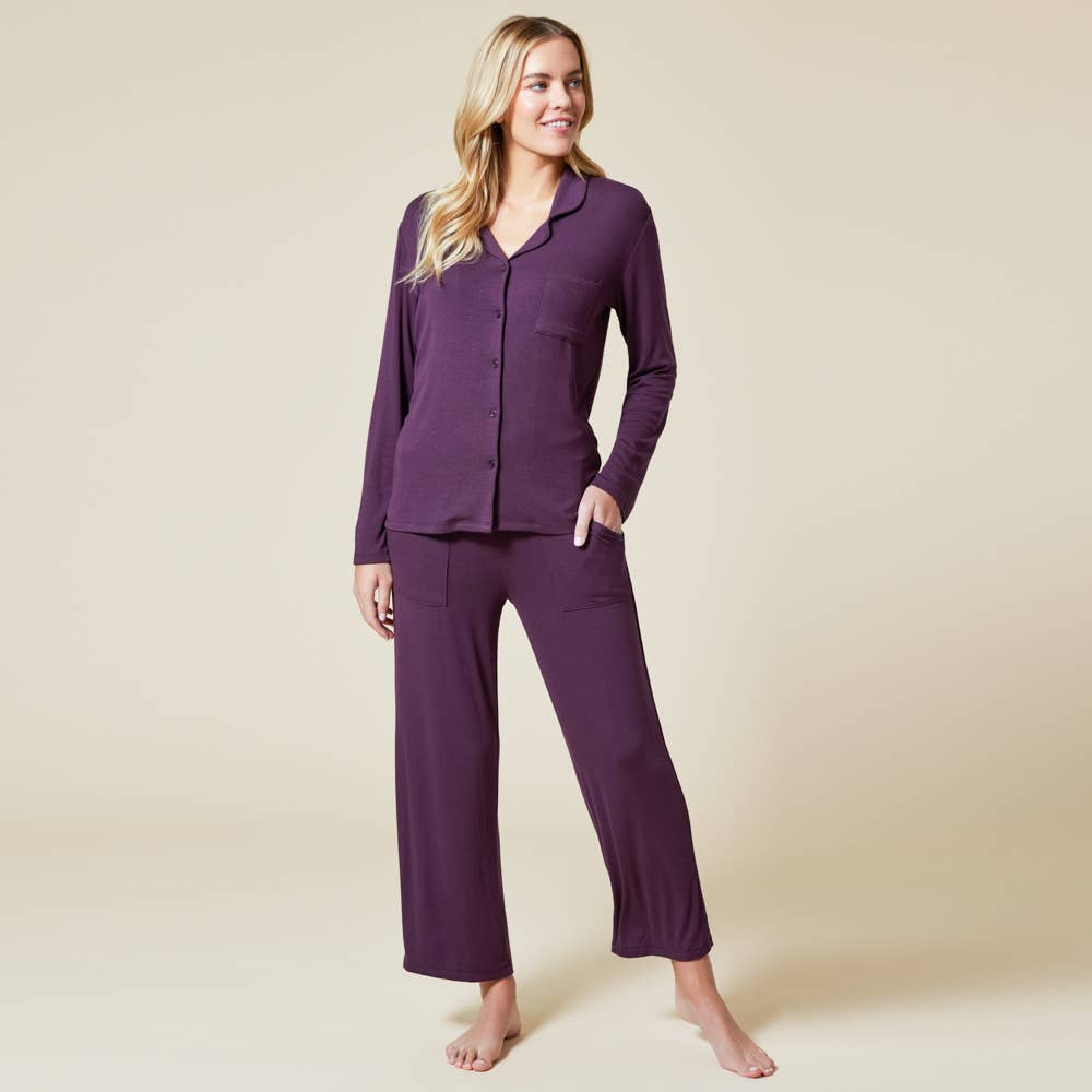 Sleep Soft Slim Notch Collar PJ Set for Women Lasting Impressions
