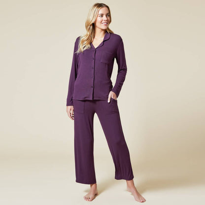 Sleep Soft Slim Notch Collar PJ Set for Women