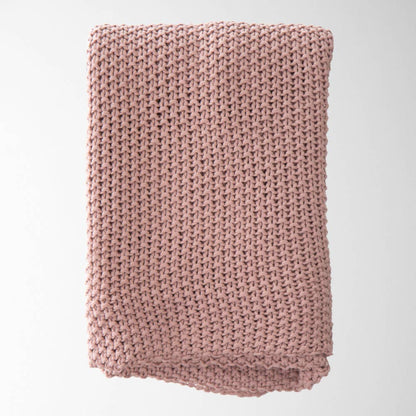 Chloe Cotton Chunky Knit Throw