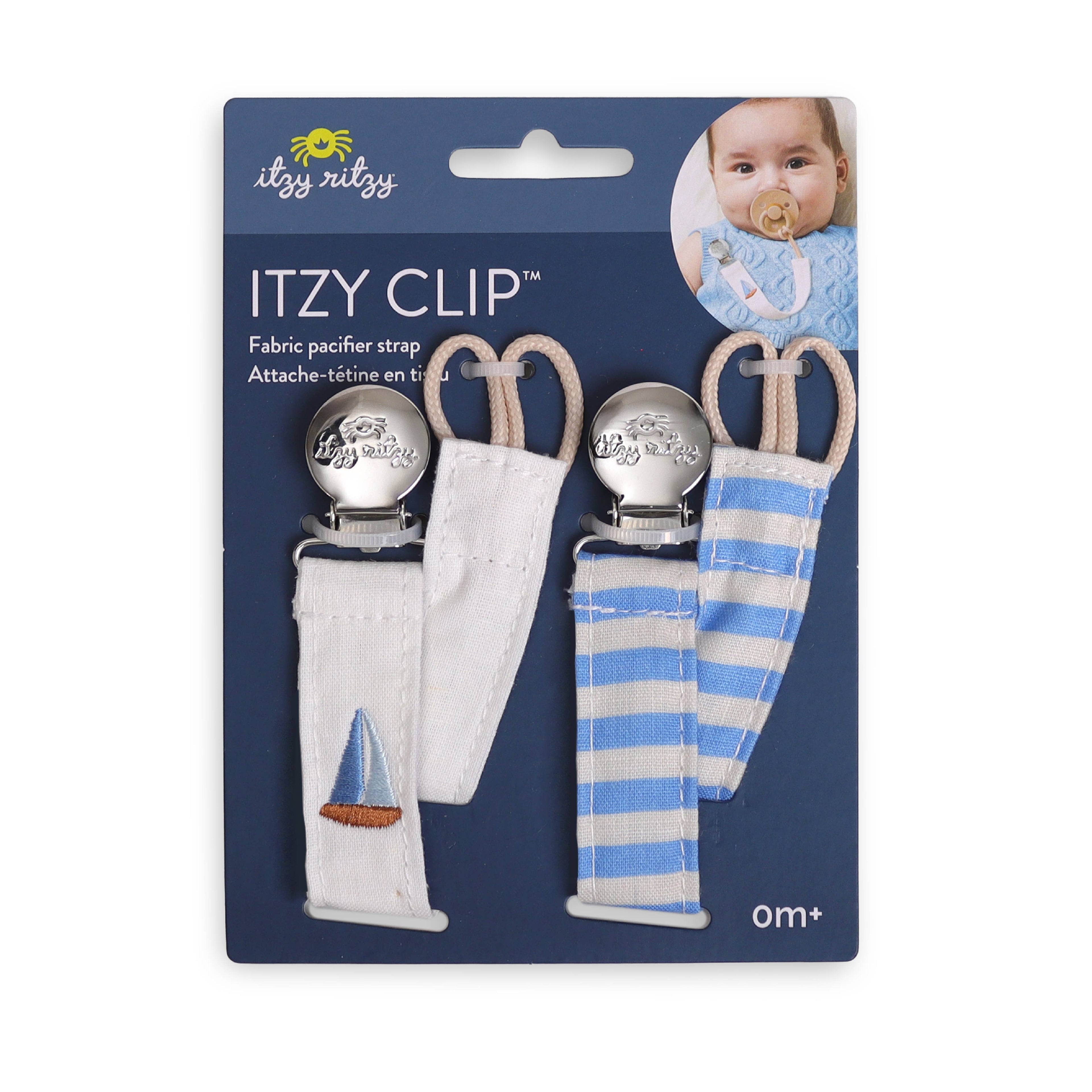 Itzy Clip, Fabric Pacifier Strap | Baby Shower Kate Rustin