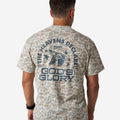 Vintage Washed Tee - God's Glory - Classic Deer Camo