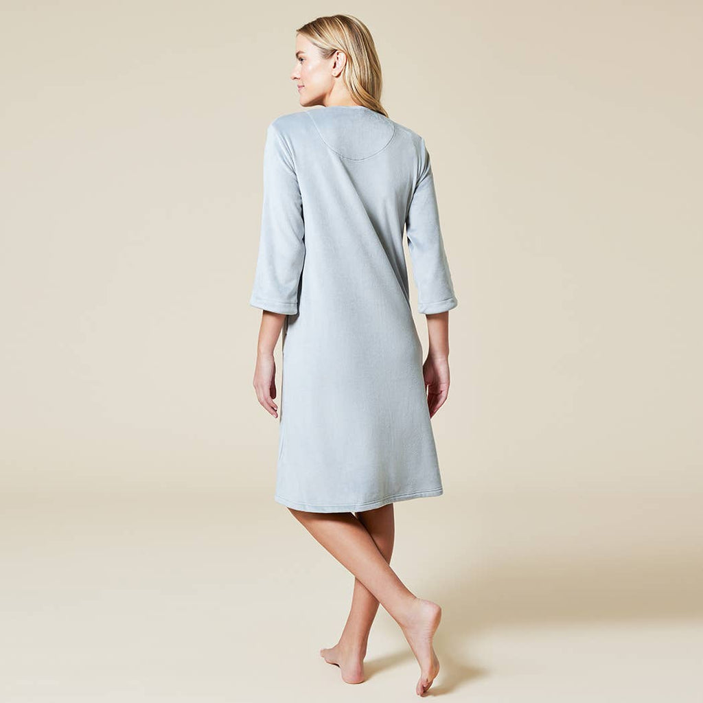 42" 3/4 Sleeve Serenity Short Zip Robe