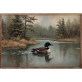 Loon In Pine Lake