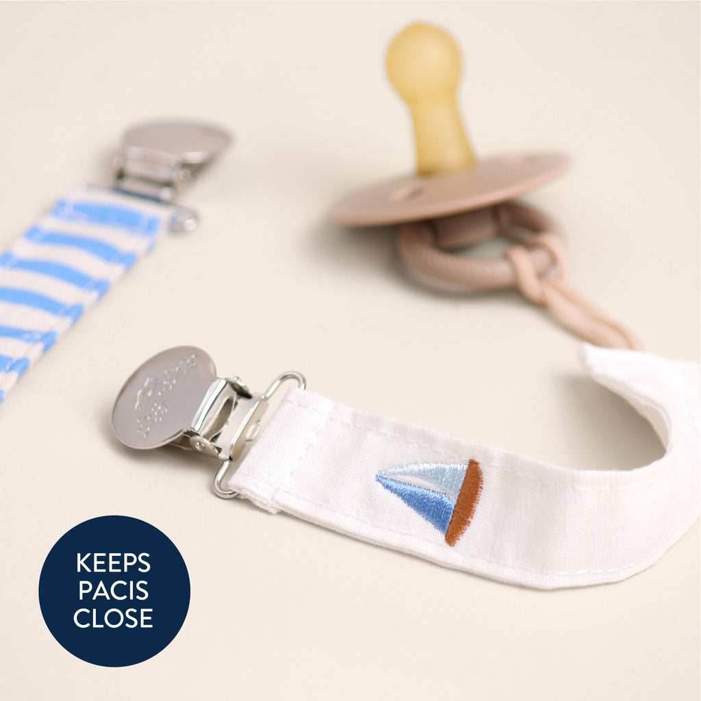 Itzy Clip, Fabric Pacifier Strap