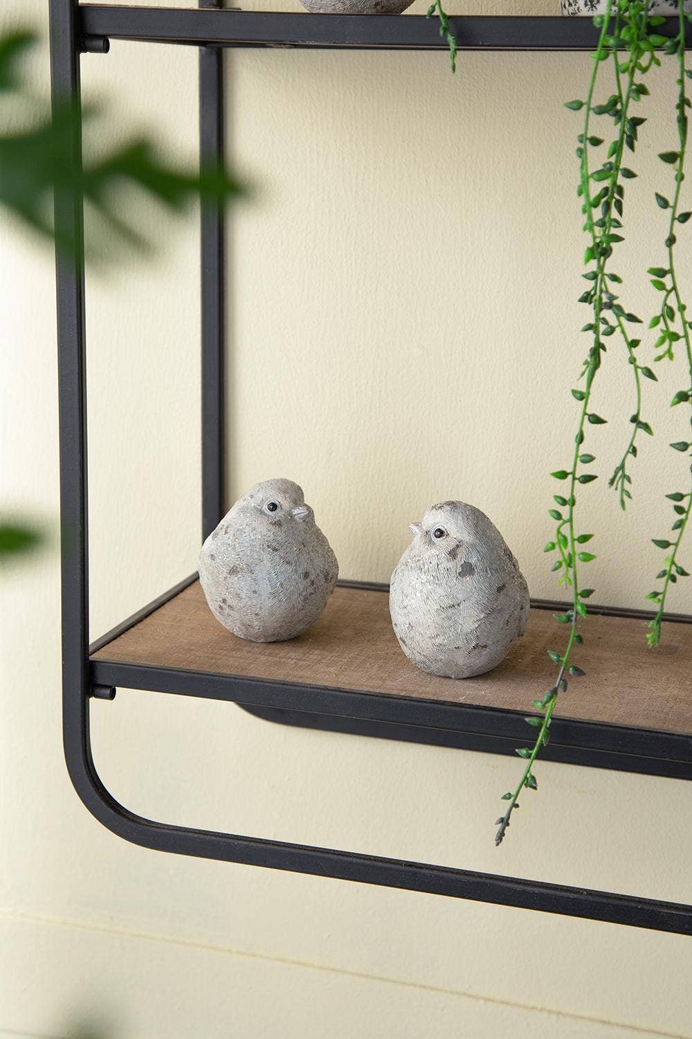 Resin Sparkly Snow Bird, Set of 4