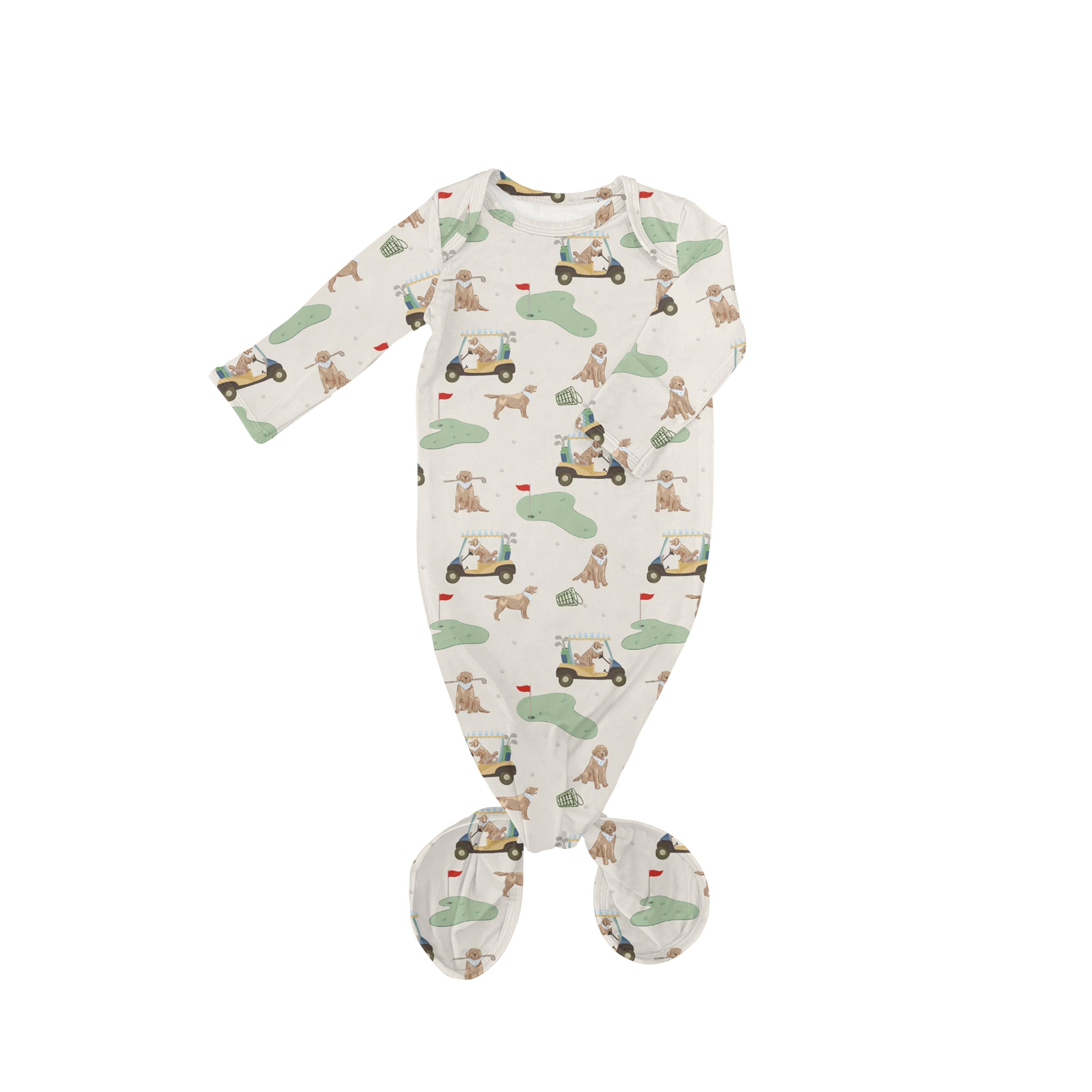 Knotted Infant Gown, Barks & Birdies | Baby Shower Alex Kay