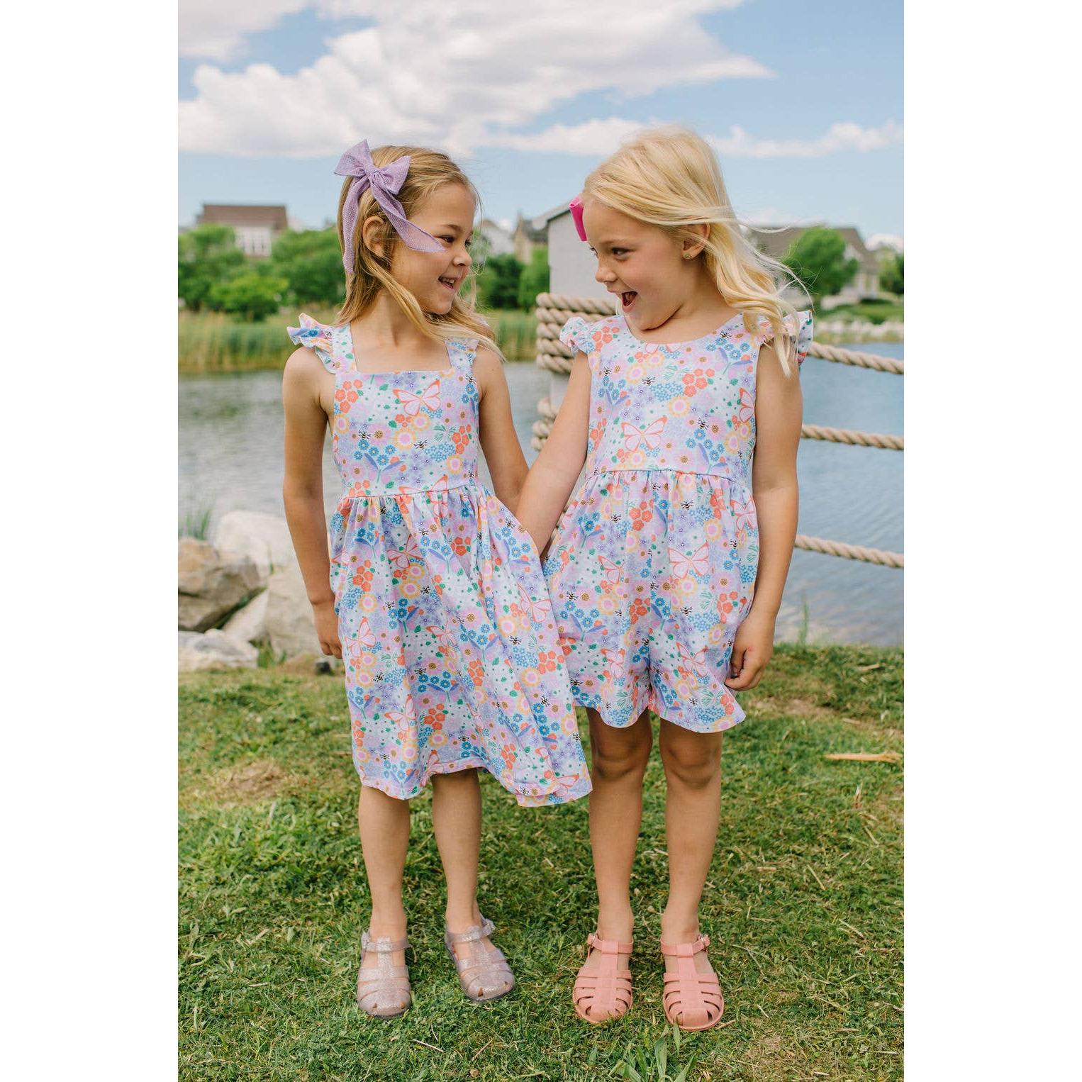 Ollie Jay Macie Romper in Butterfly Dream