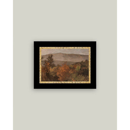 Autumn Tree Tops Framed Antique Art