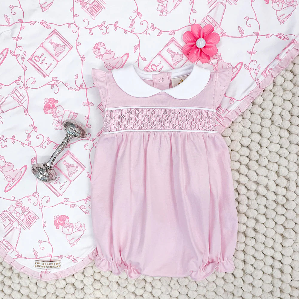 Smocked Banbury Bubble, Pink