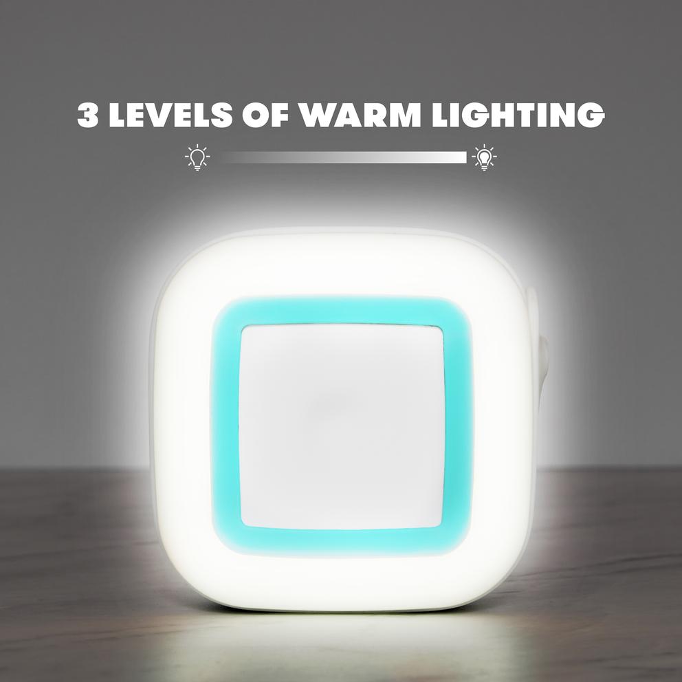 2-in1 Portable Sound Machine
-Nightlight