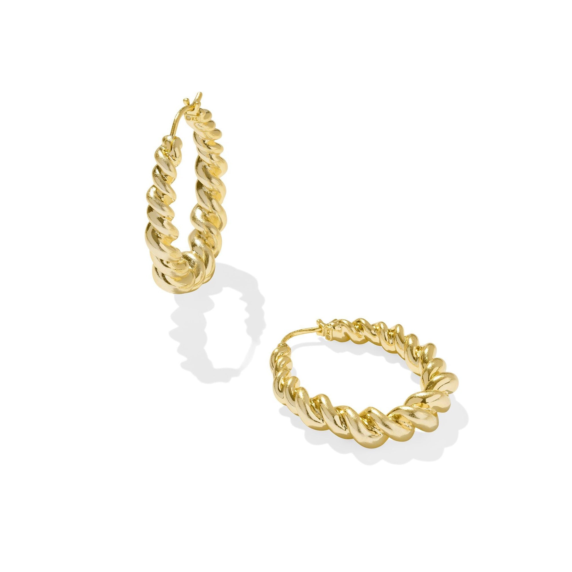 Kendra Scott Haisley Hoop Earrings Silver