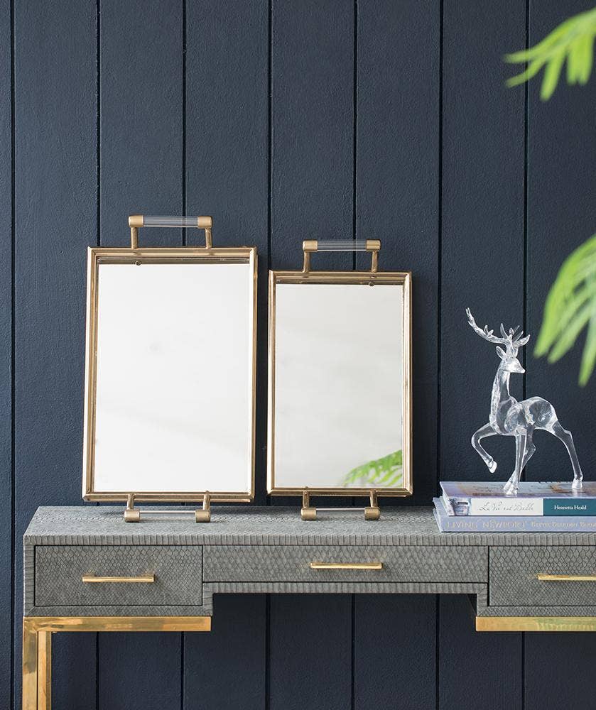 Decorative Mirrored Trays