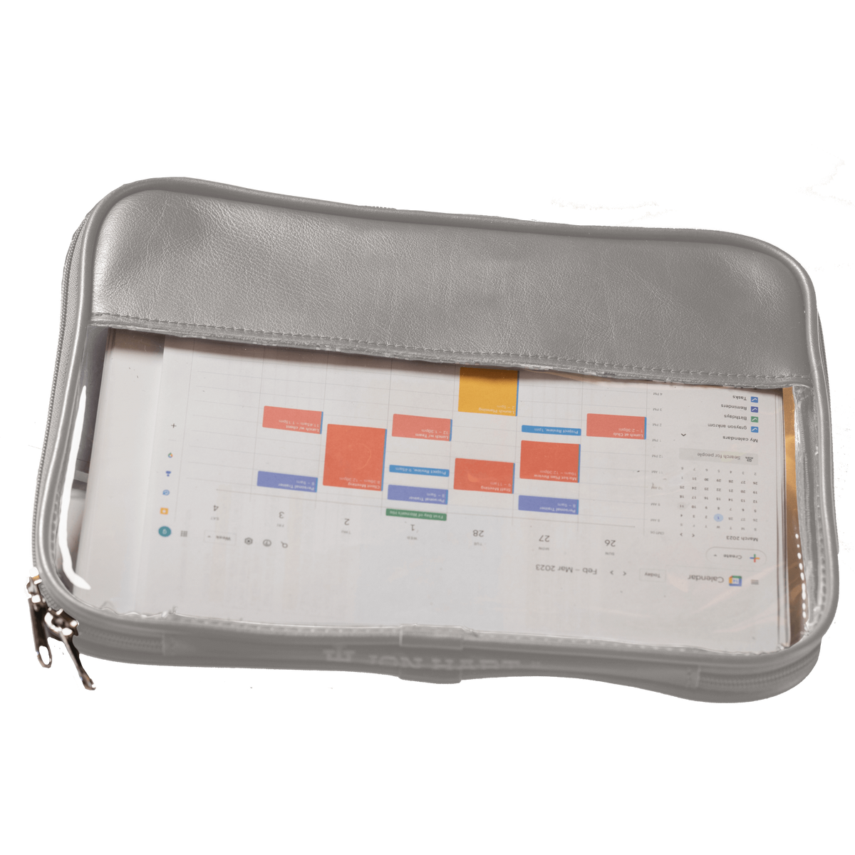 Jon Hart Design Leather Clear Folio