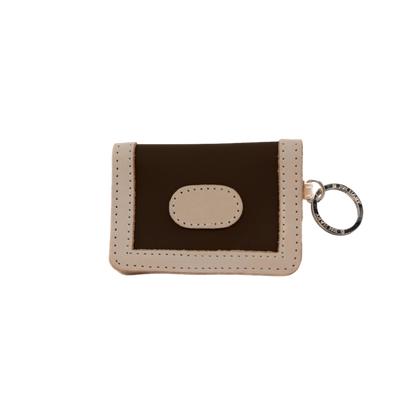 Jon Hart ID Wallet Espresso Coated Canvas