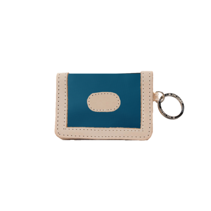 Jon Hart ID Wallet French Blue Coated Canvas