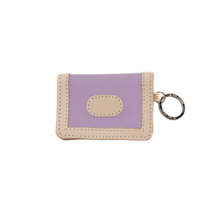 Jon Hart ID Wallet Lilac Coated Canvas