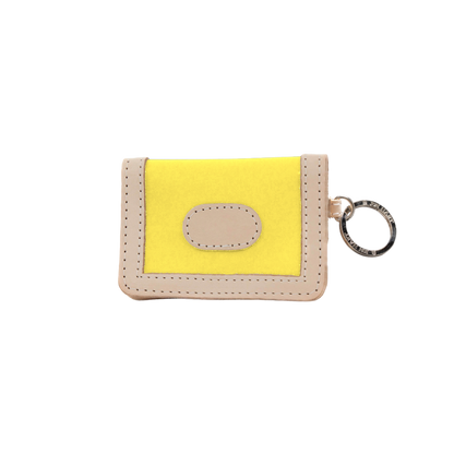 Jon Hart ID Wallet Lemon Coated Canvas