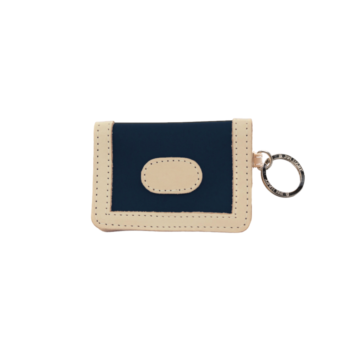 Jon Hart ID Wallet Navy Coated Canvas