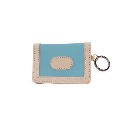 Jon Hart ID Wallet Ocean Blue Coated Canvas