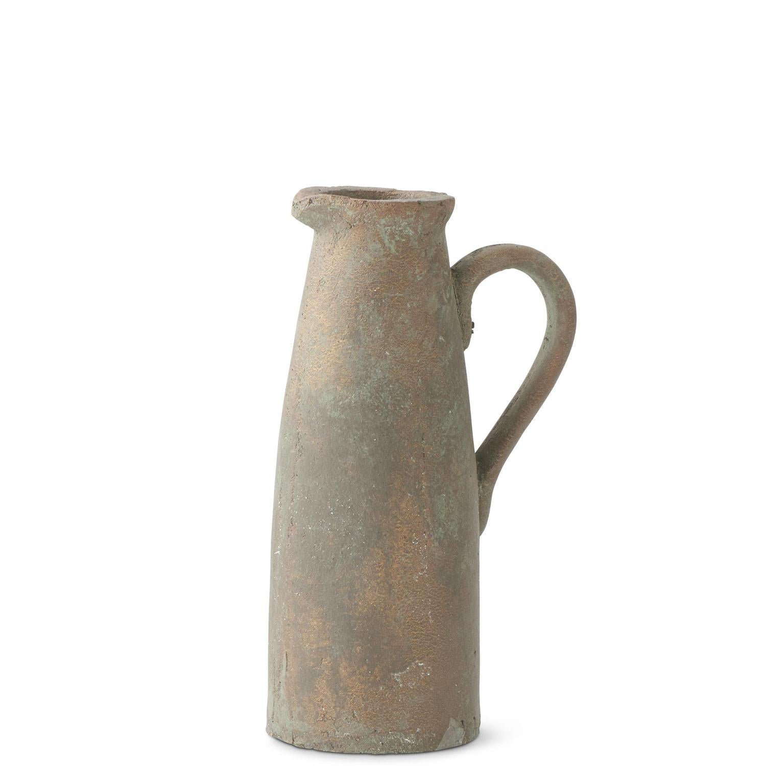 Terracotta Pitchers with Bronze Glaze