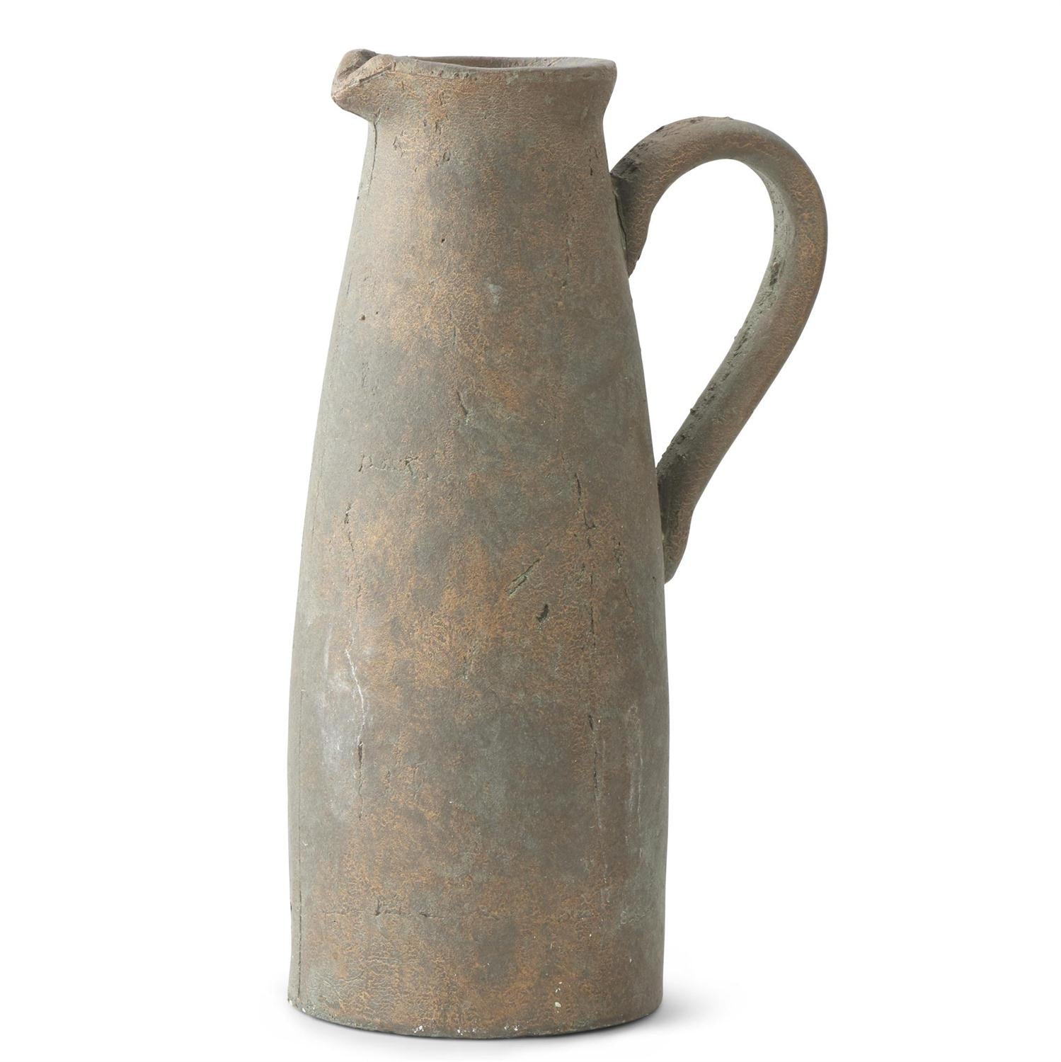 Terracotta Pitchers with Bronze Glaze