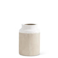 Ceramic Vases W/Light Glazed Top