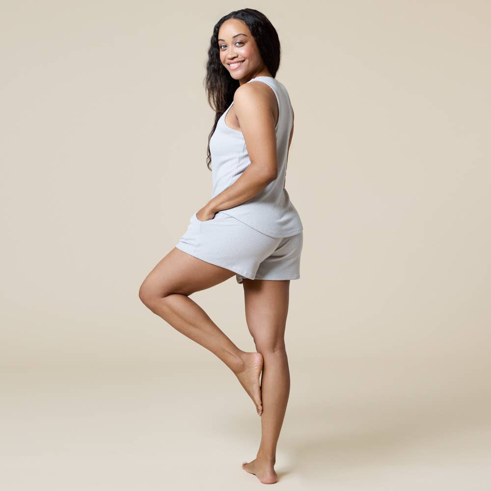 Rib Dream Racerback Short Set