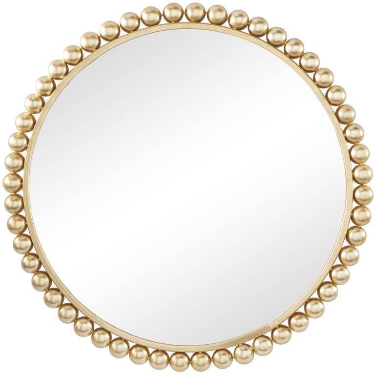 Gold Metal Wall Mirror