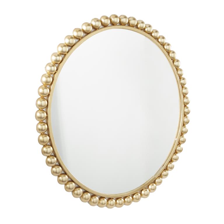 Gold Metal Wall Mirror