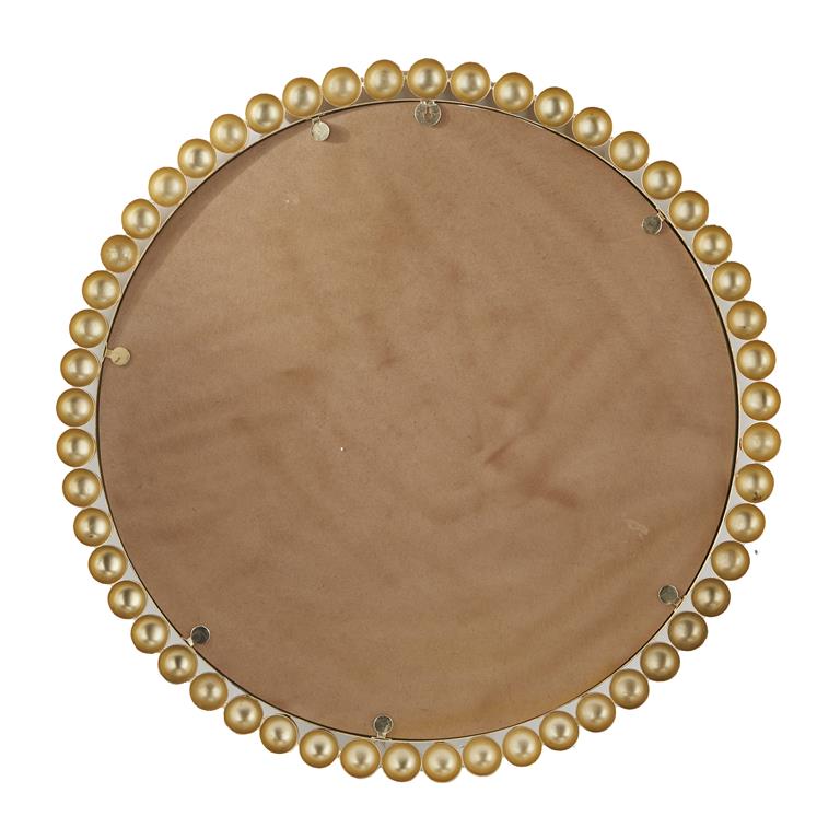 Gold Metal Wall Mirror