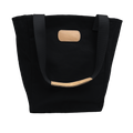 Jon Hart Design Market Tote - Black with Natural Leather