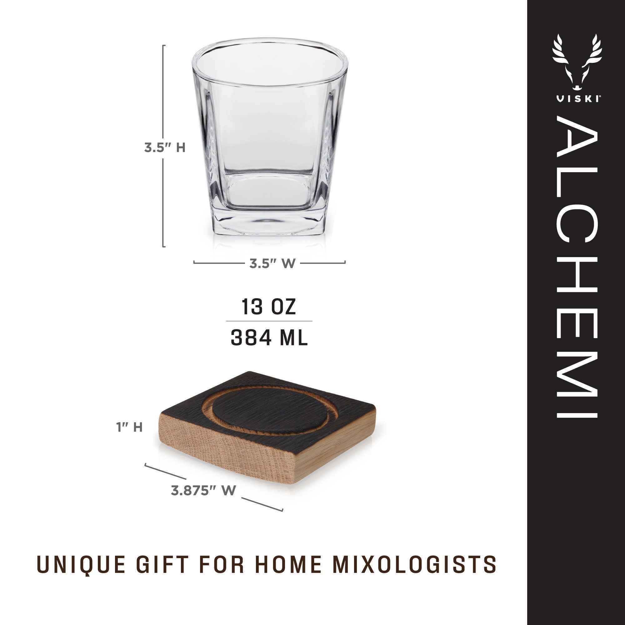 Alchemi™ Oak Barrel Board Smoke Infusion Kit Set of 3