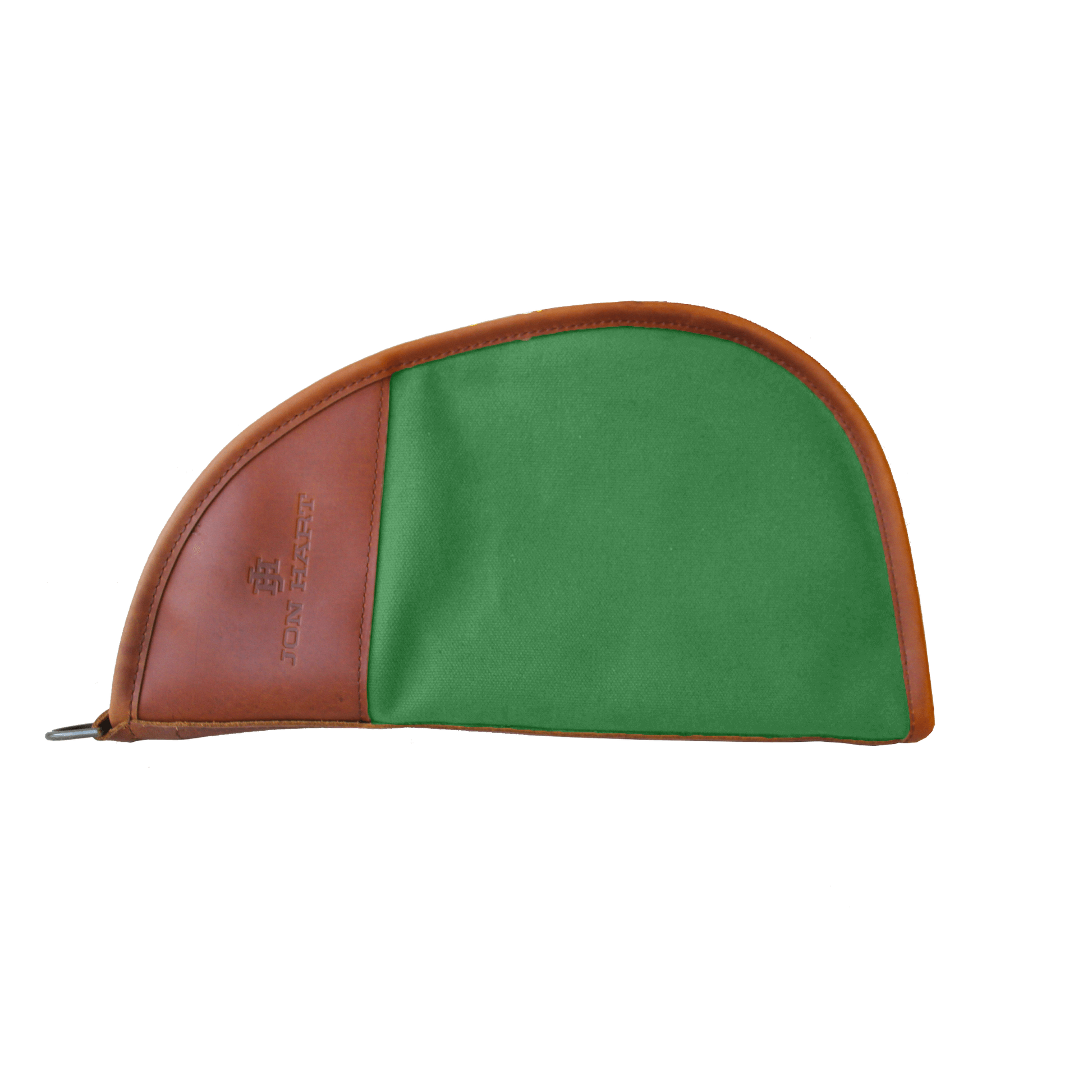 Large Revolver Case - Color 'Kelly Green Coated Canvas'