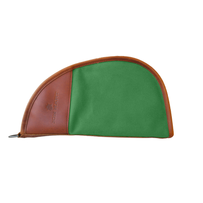 Large Revolver Case - Color 'Kelly Green Coated Canvas'