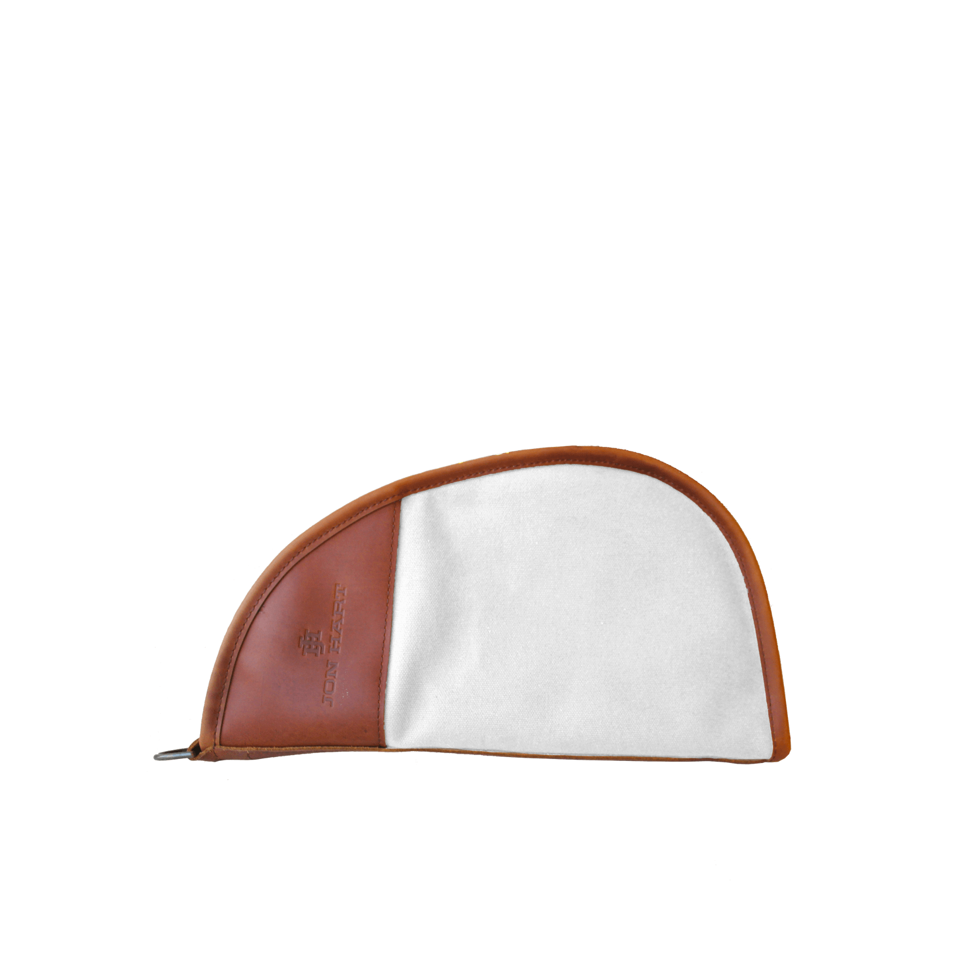 Large Revolver Case - Color 'White Coated Canvas'