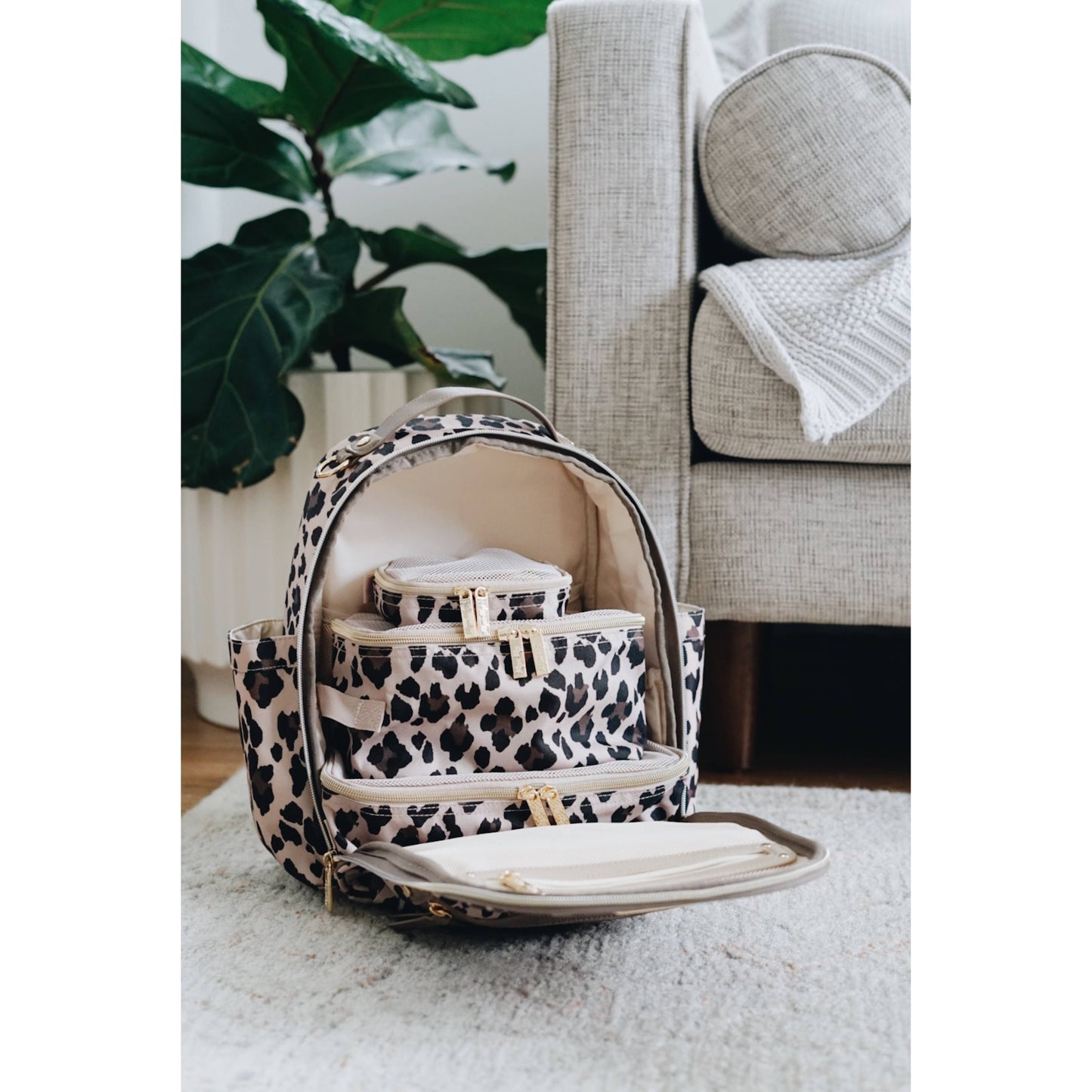 Leopard Pack Like a Boss™ Diaper Bag Packing Cubes