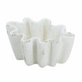 Rustic Scalloped Cement Bowl