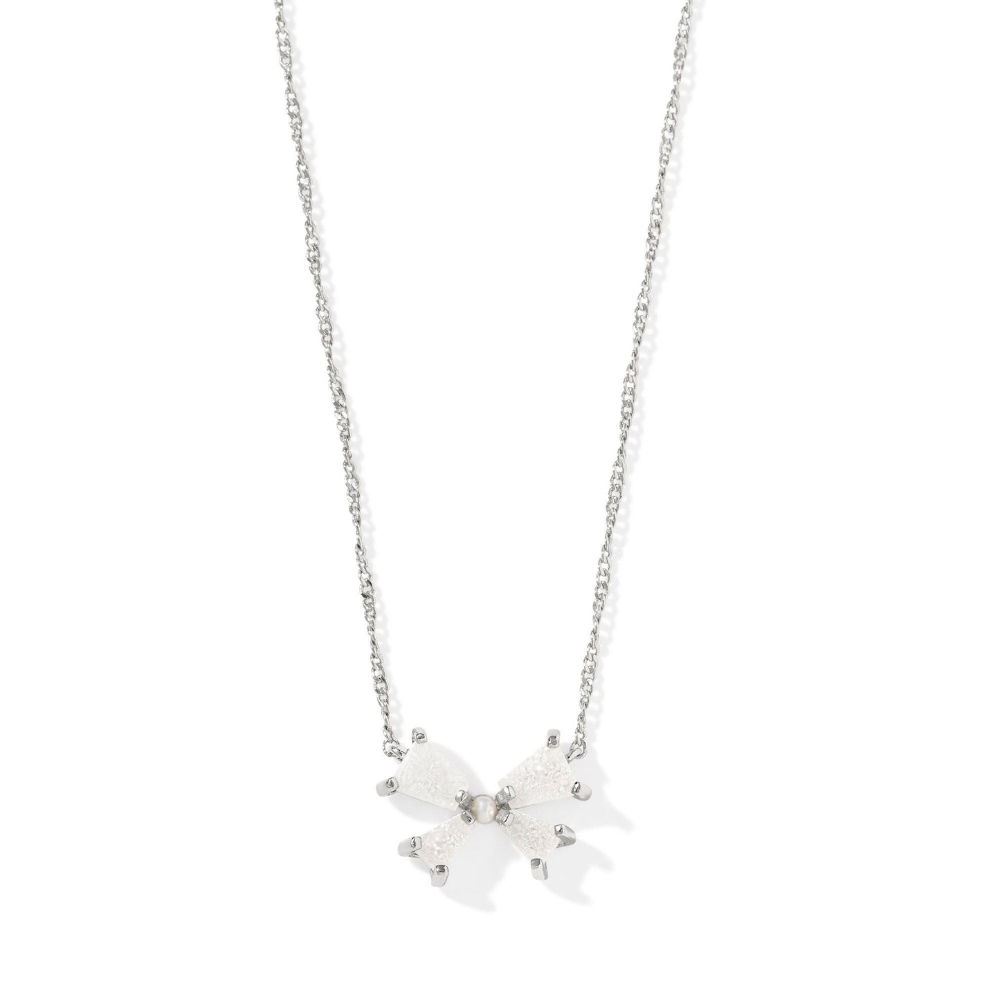 Blair Bow Small Short Pendant Necklace