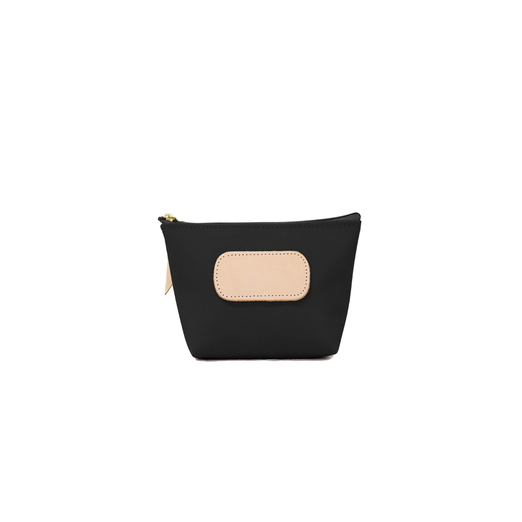 Jon Hart Chico in Black Coated Canvas